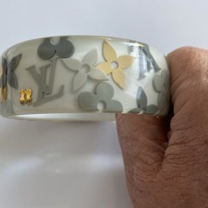 Authentic Louis Vuitton grey bangle